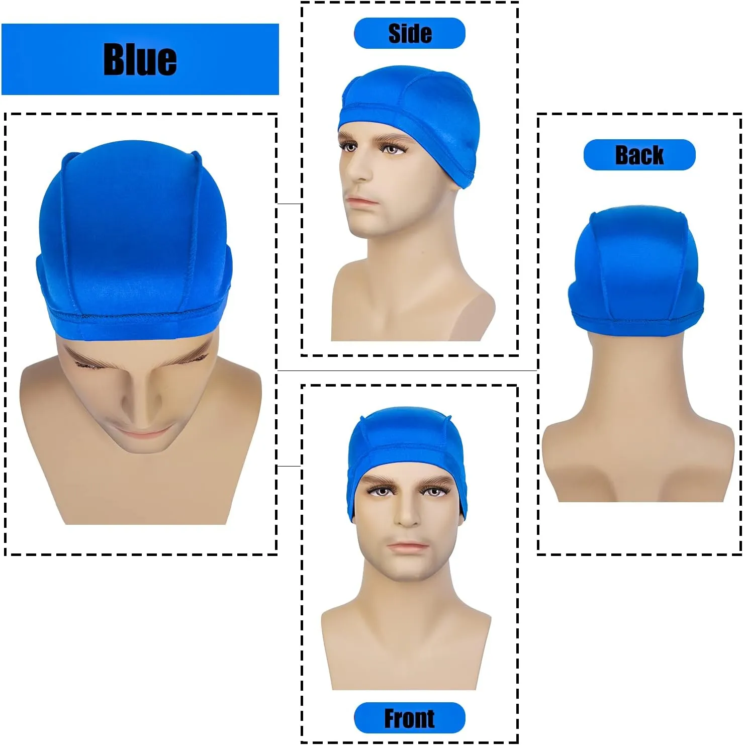 2PC Wave Cap for Men Waves
