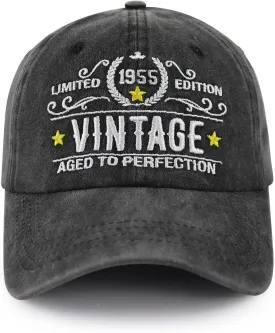 70th 69th 68th 67th 66th 65th 64th 63th 62th 61th Birthday Gift Vintage 1955 1956 1957 1958 1959 1960 1961 1962 1963 1964 Hat