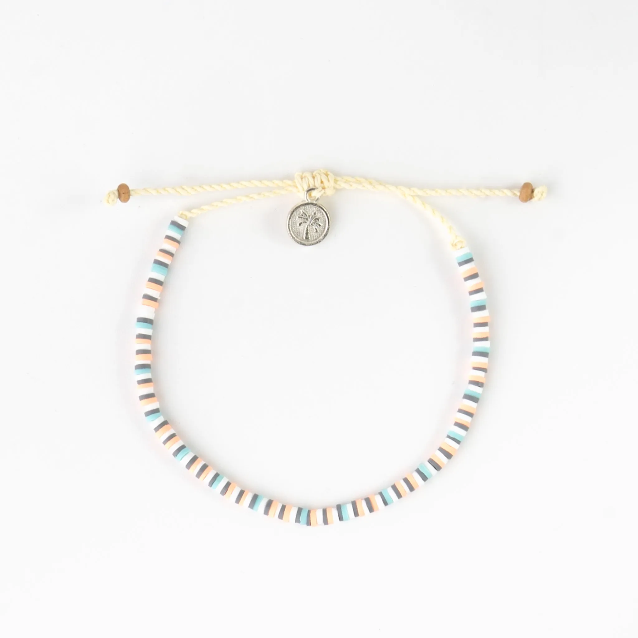 Avalon Clay Beaded Anklet