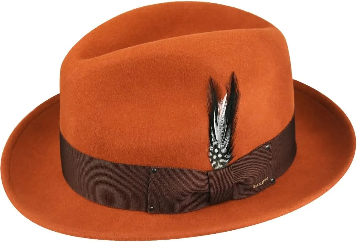 Bailey of Hollywood Blixen Litefelt Fedora - Copper/S Copper, Small