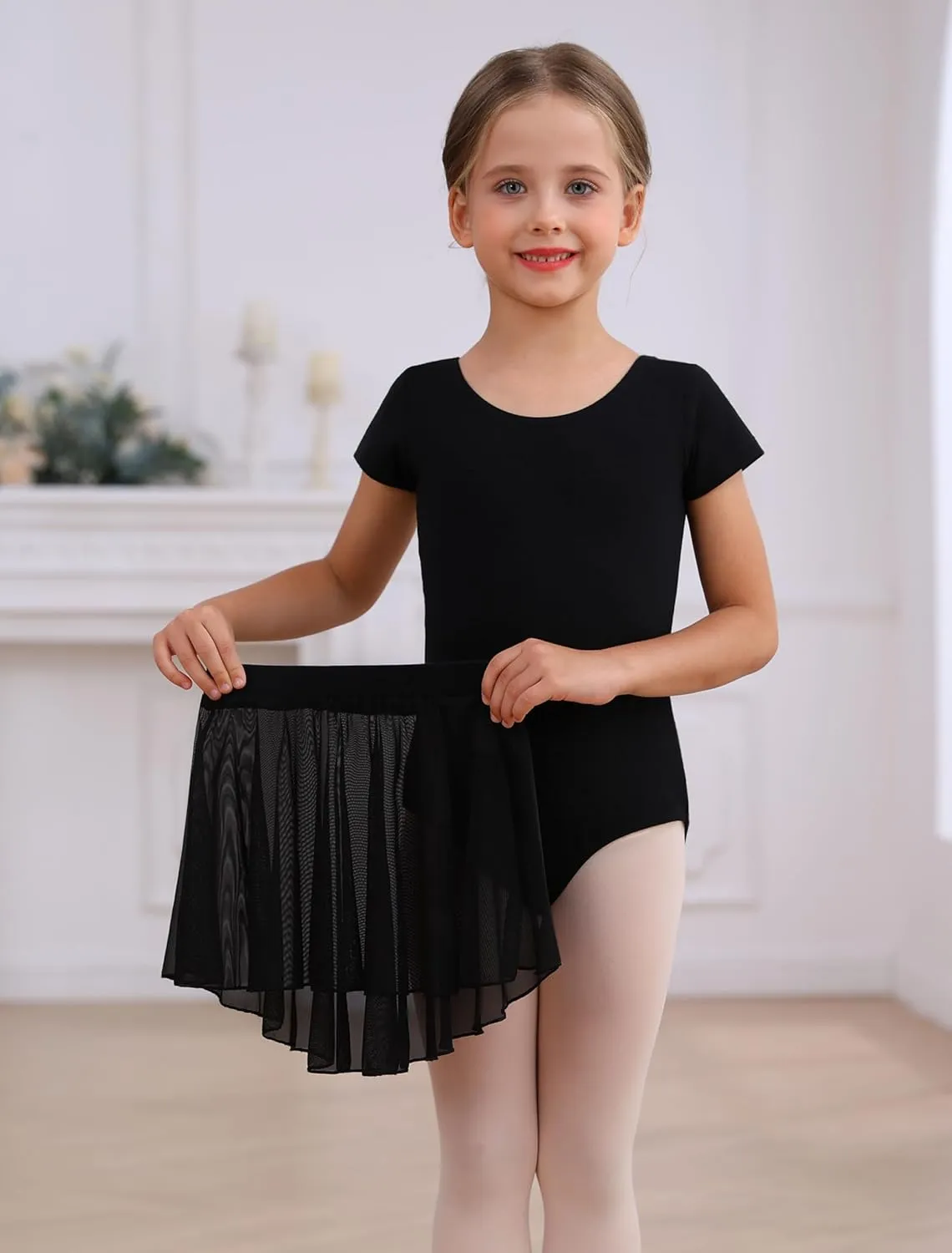 Ballet Leotards Skirt and Tights Combo for Girls Toddler Dance Classical Gymnastics Leotard Dresses Tutu
