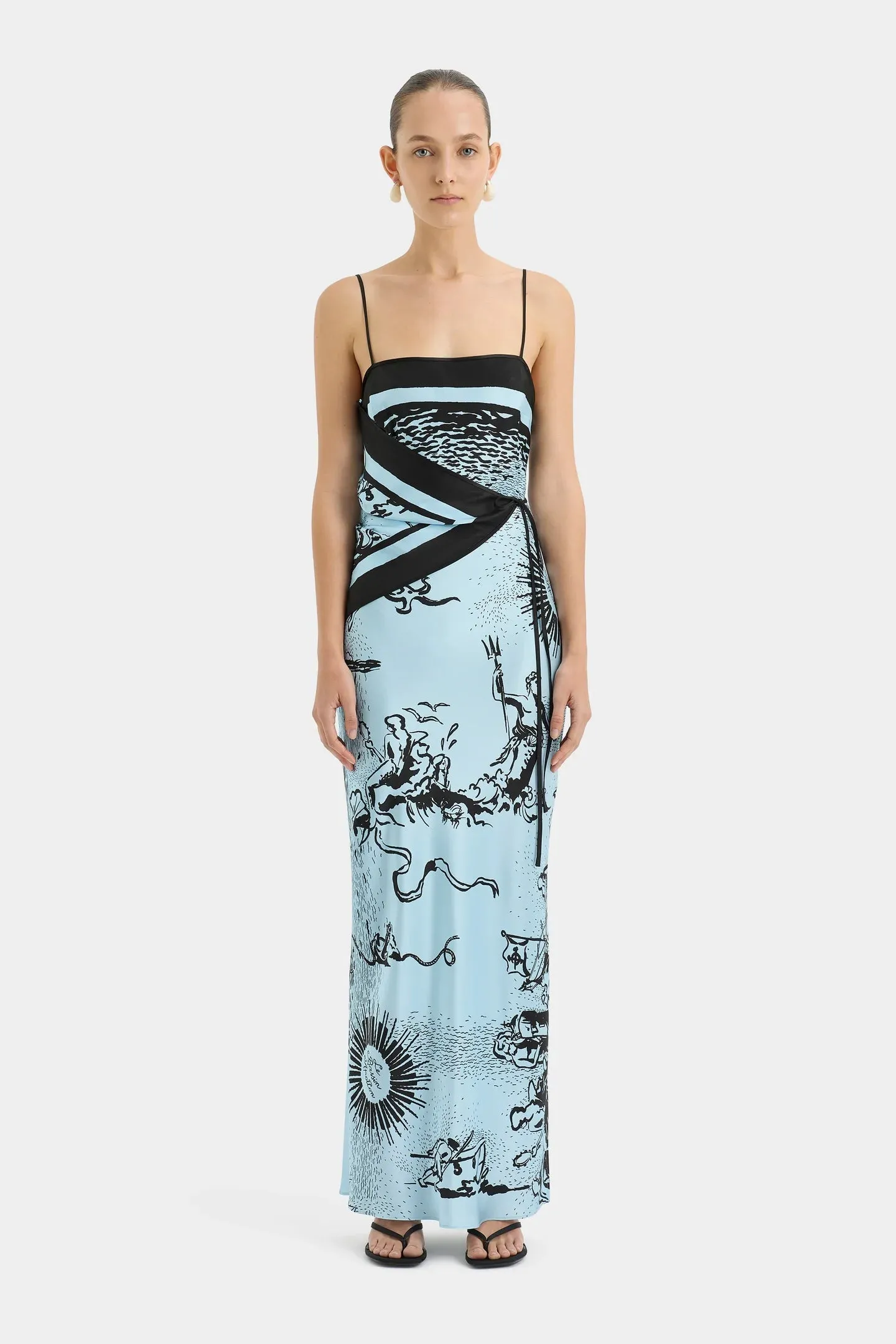DREAMWOOD MIDI DRESS - BRISE SOLEIL