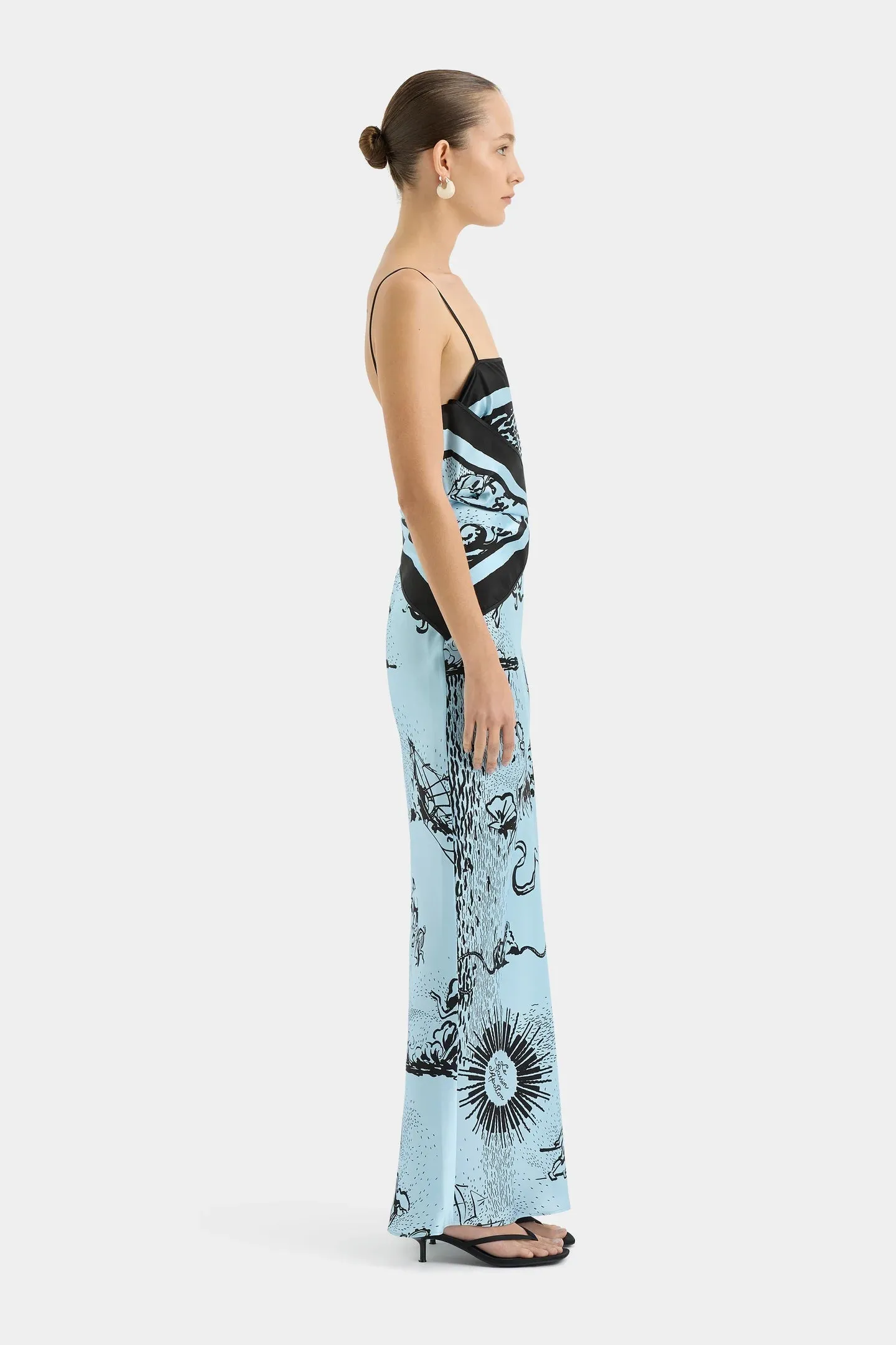 DREAMWOOD MIDI DRESS - BRISE SOLEIL