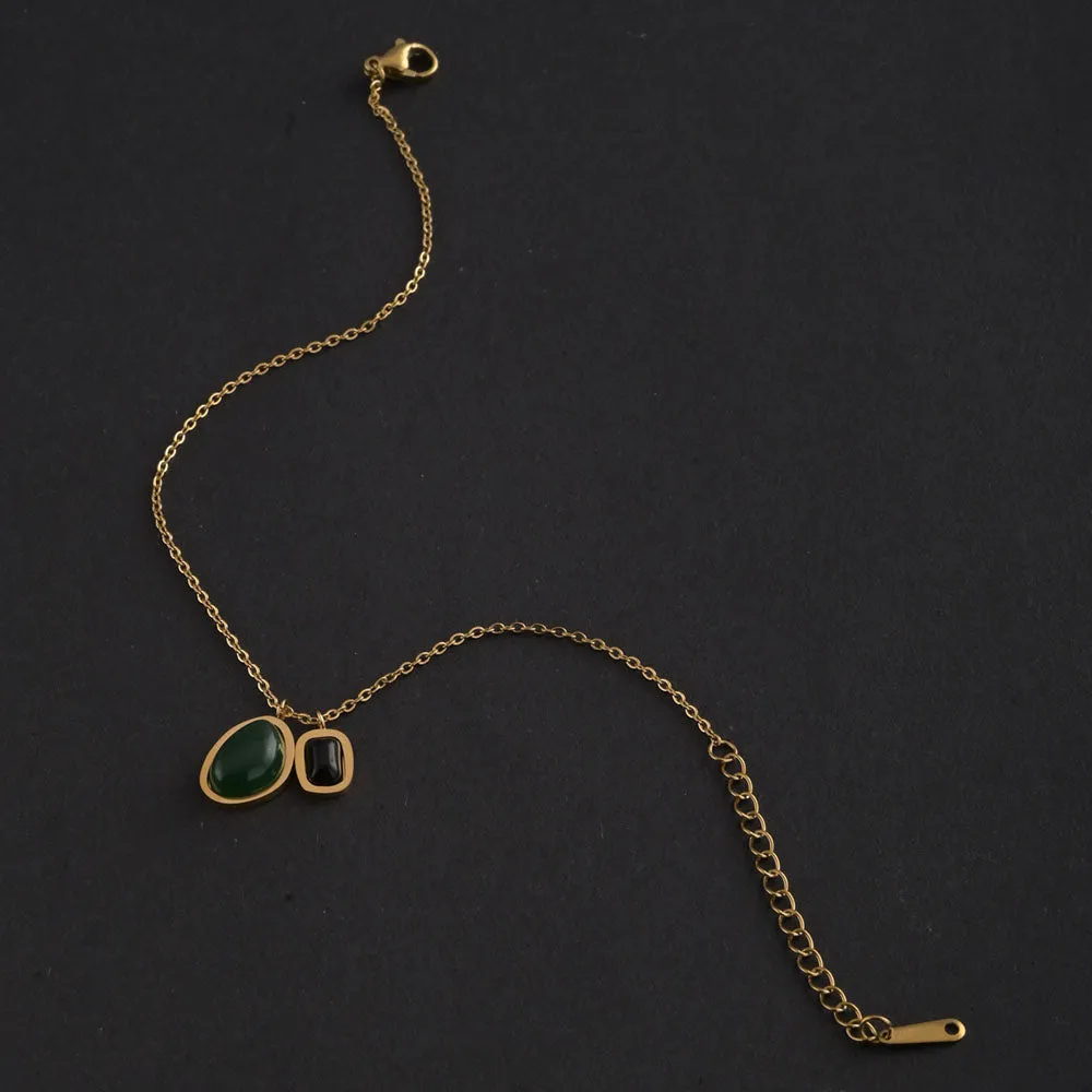 Emerald Night Anklet