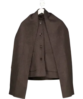 FOREVER NEW Grey Stella Scarf Coat UK 8