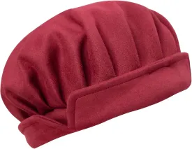 FURPHI Medieval Beret Cap for Men Women Faux Suede Hat Renaissance Festival Costume Accessories