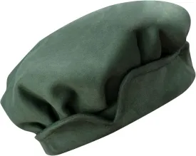 FURPHI Medieval Beret Cap for Men Women Faux Suede Hat Renaissance Festival Costume Accessories