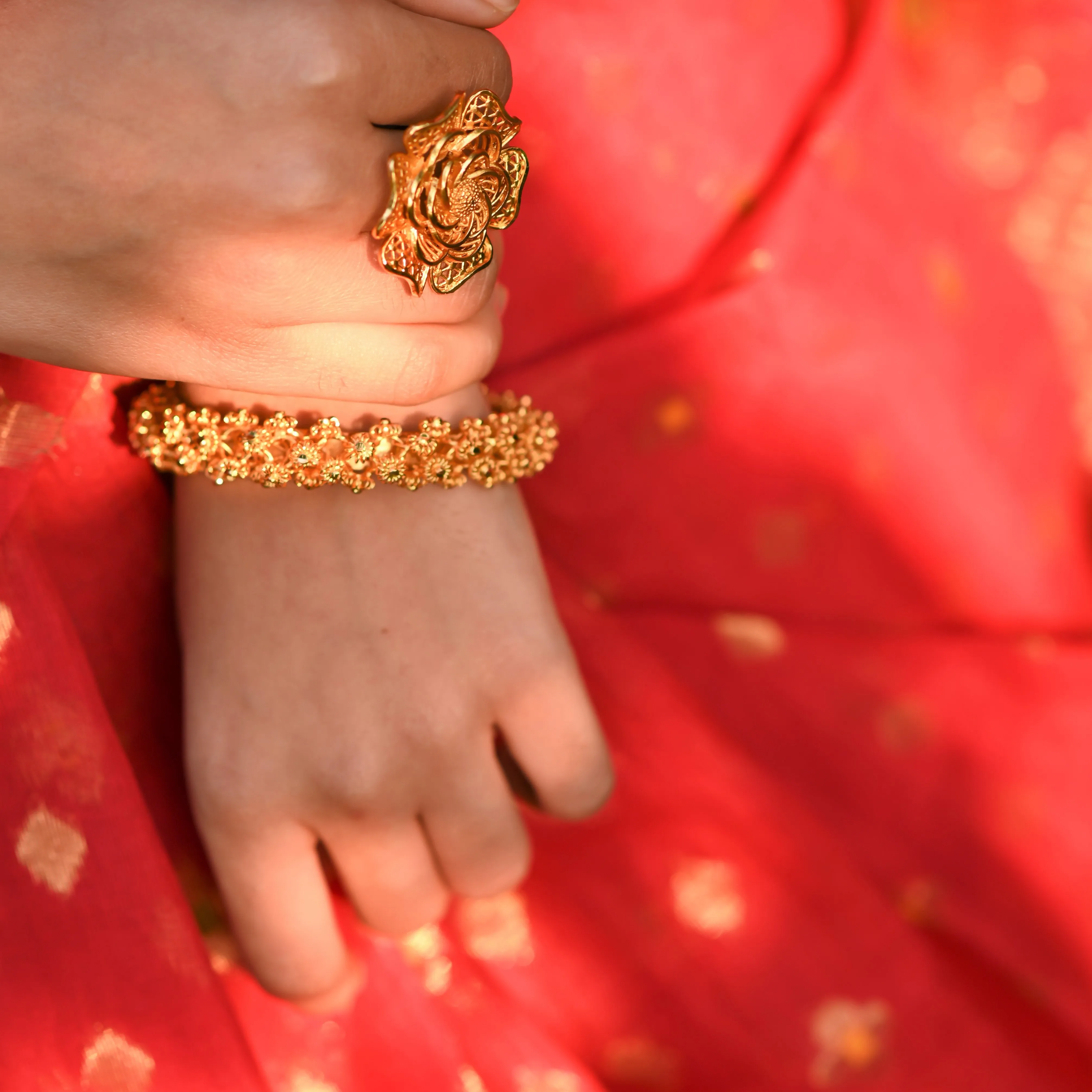 Heavy Jui Bala - One Piece | 24K Gold-plated Bangles