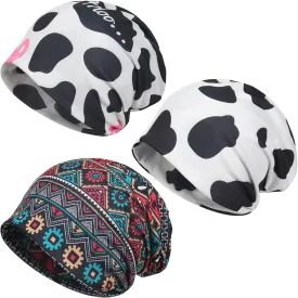 Jemis Versatile Soft-Feel Blend Beanie & Scarf - Stretch Boho Headwear for Chemo Ideal Easy Care