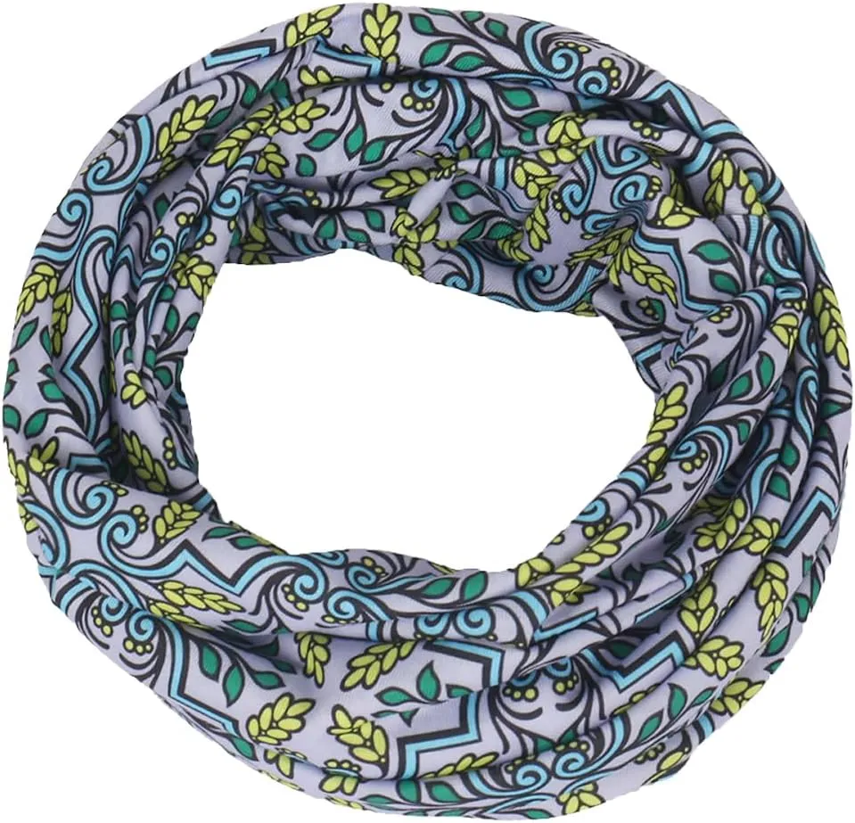 Jemis Versatile Soft-Feel Blend Beanie & Scarf - Stretch Boho Headwear for Chemo Ideal Easy Care
