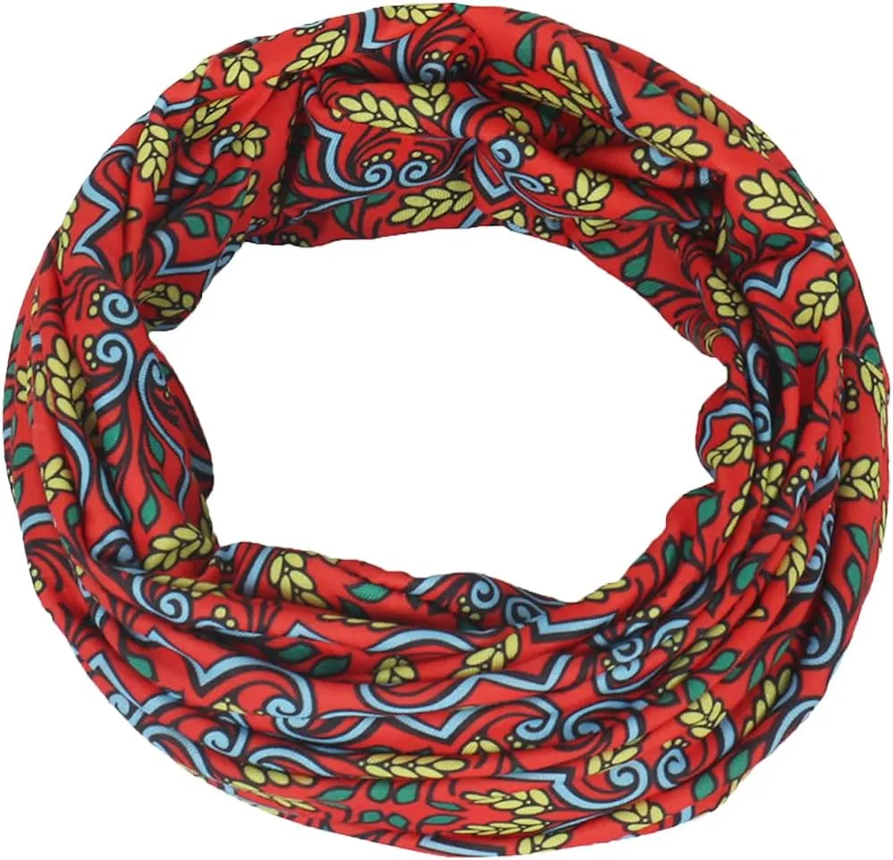 Jemis Versatile Soft-Feel Blend Beanie & Scarf - Stretch Boho Headwear for Chemo Ideal Easy Care