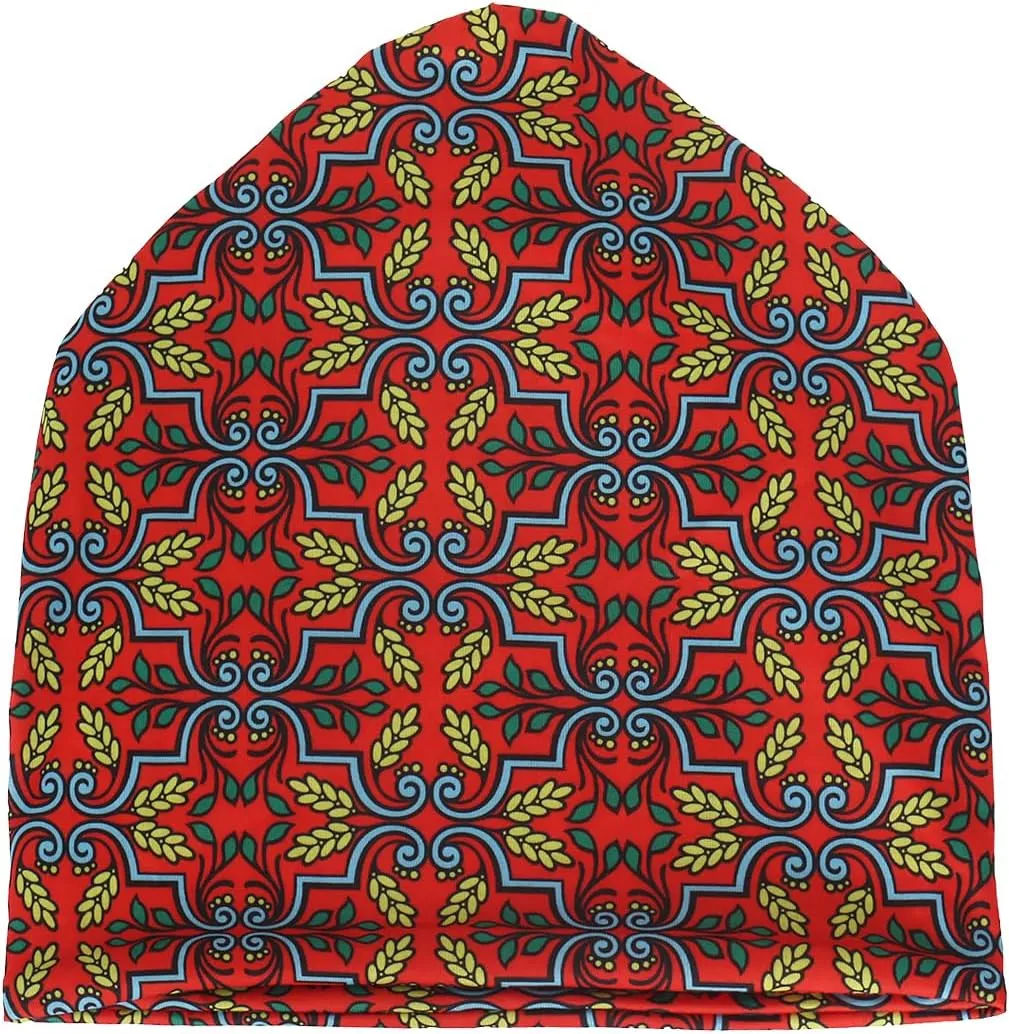 Jemis Versatile Soft-Feel Blend Beanie & Scarf - Stretch Boho Headwear for Chemo Ideal Easy Care