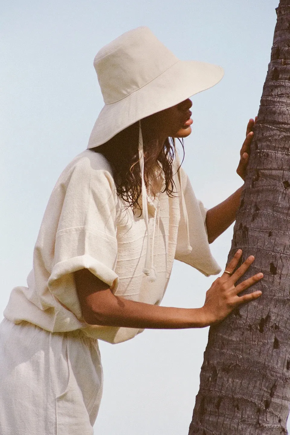 Lack of Color Holiday Bucket Hat - Beige
