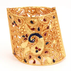 Mayuram - Peacock Motif Glass Chur- One Piece