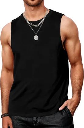 Mens Graphic Tank Tops Workout Sleeveless Shirts Hawaiian Palm Tree Vacation Tanks for Men Summer Beach T-Shirt