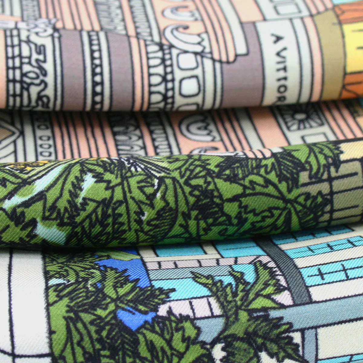 Milan silk tie scarf