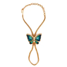 Minakari Butterfly Ratan Chur - Haath Phool - One Piece