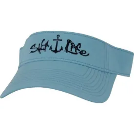 Salt Life Signature Visor Anchor Aqua