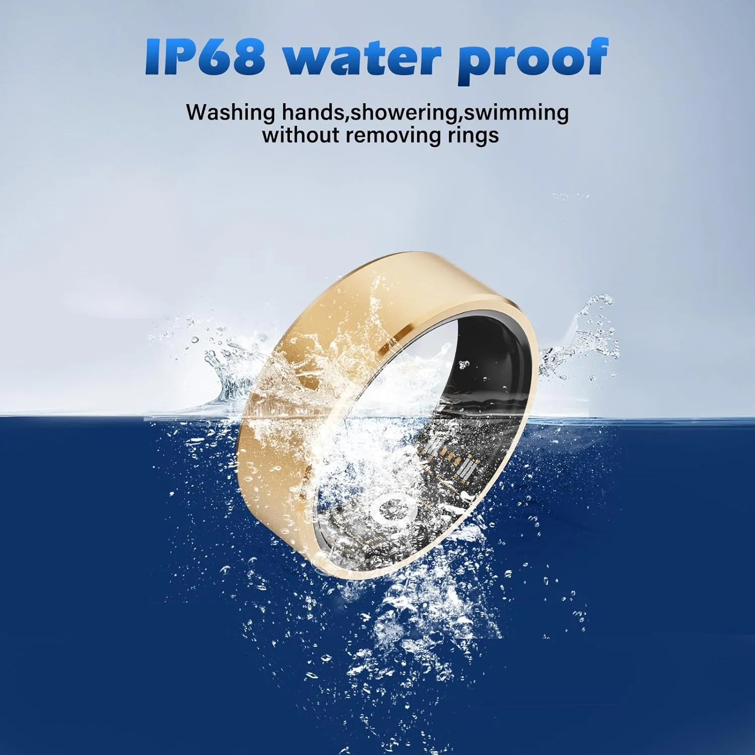 Smart Ring Health Fitness Tracker for Women Men