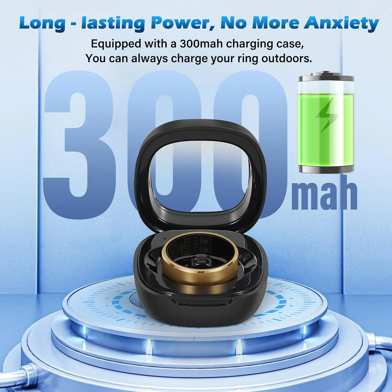 Smart Ring Health Fitness Tracker for Women Men