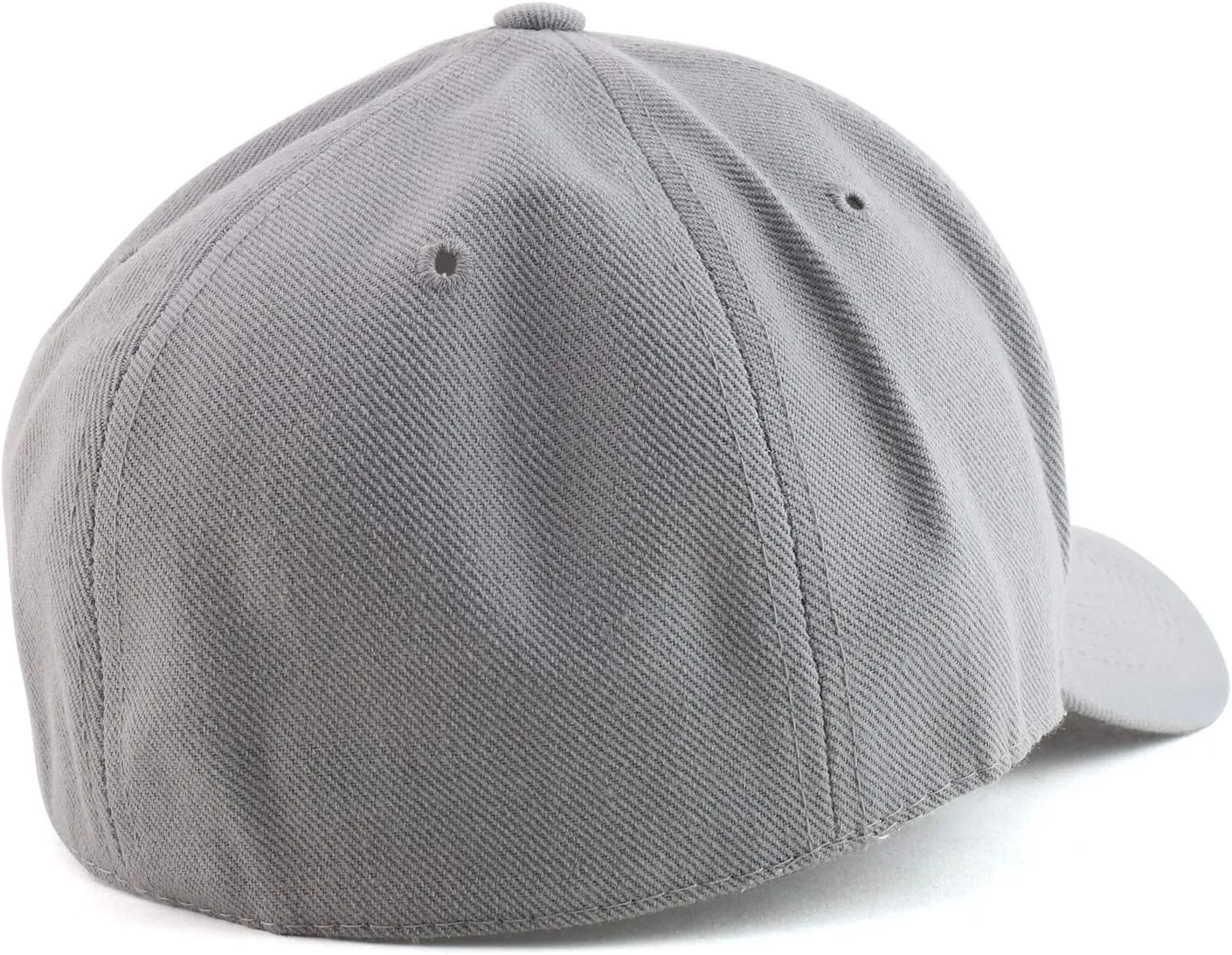 Trendy Apparel Shop Big Size Oversized Plain Structured Fitted Baseball Cap
