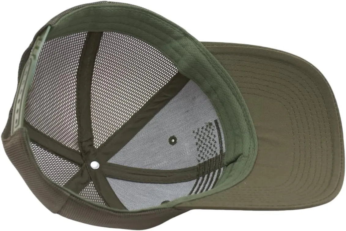 TSSGBL American Flag Trucker Hat [ M, L, XL,XXL] Men Women Snapback Breathable Mesh-Back USA Patriotic Baseball Cap