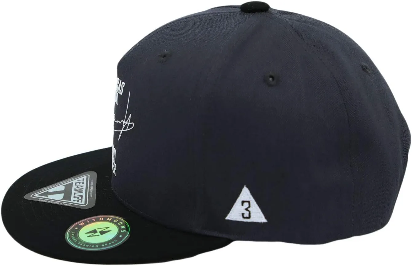 WITHMOONS Snapback Hat Flat Brim Two Tone Hiphop Baseball Cap TR21318