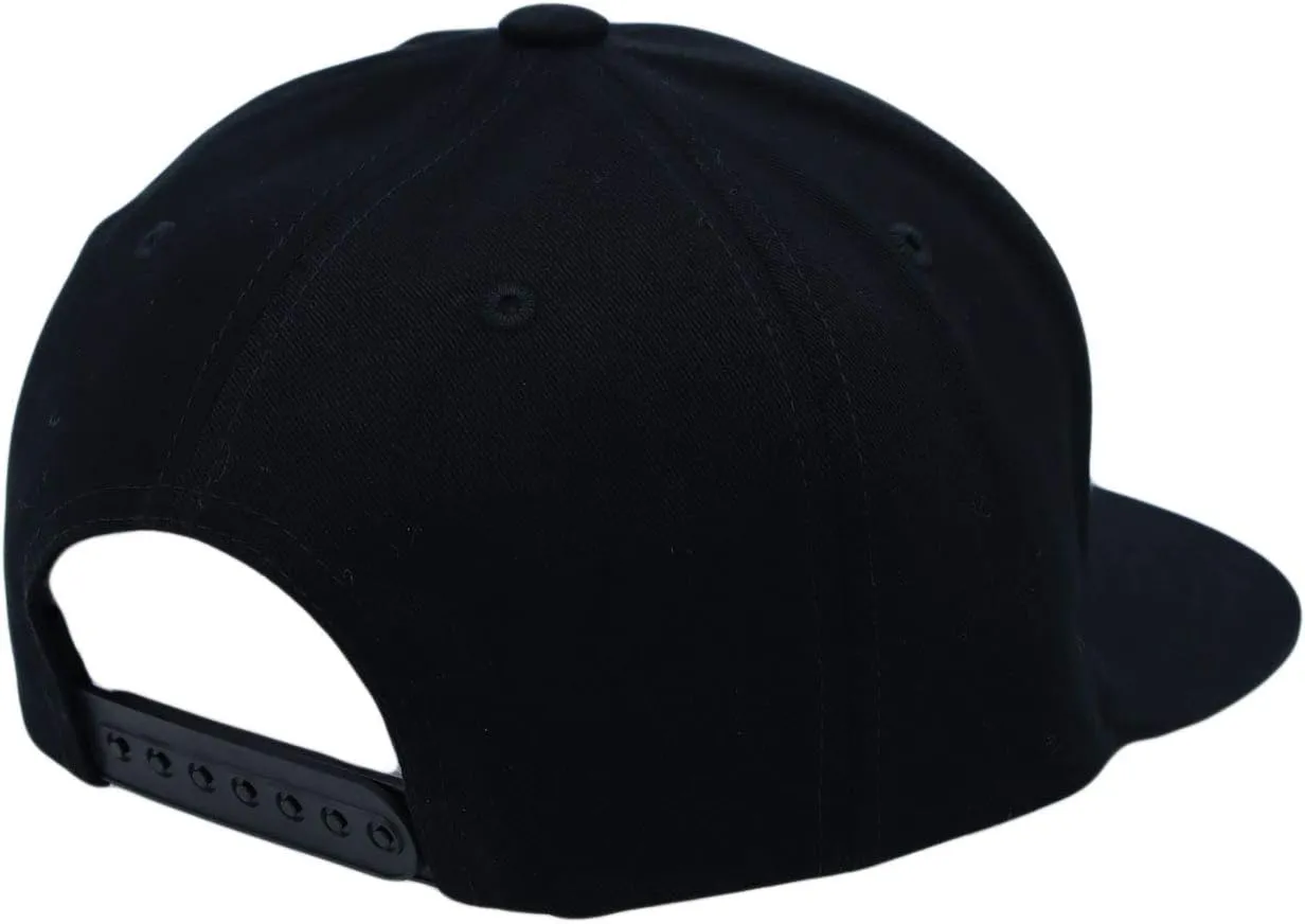 WITHMOONS Snapback Hat Flat Brim Two Tone Hiphop Baseball Cap TR21318