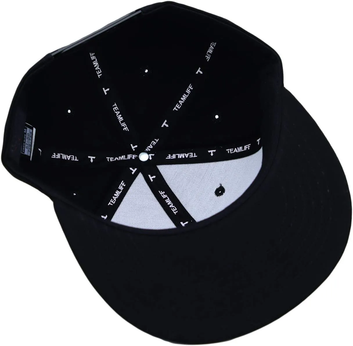 WITHMOONS Snapback Hat Flat Brim Two Tone Hiphop Baseball Cap TR21318