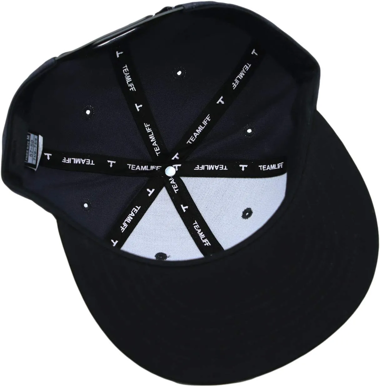 WITHMOONS Snapback Hat Flat Brim Two Tone Hiphop Baseball Cap TR21318