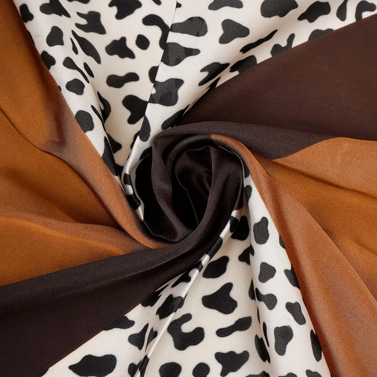 YOUR SMILE Silk Like Scarf Square Satin Hair Scarf Fashion Neck Scarfs for Women 27'' x 27''