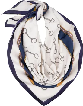 YOUR SMILE Silk Like Scarf Square Satin Hair Scarf Fashion Neck Scarfs for Women 27'' x 27''