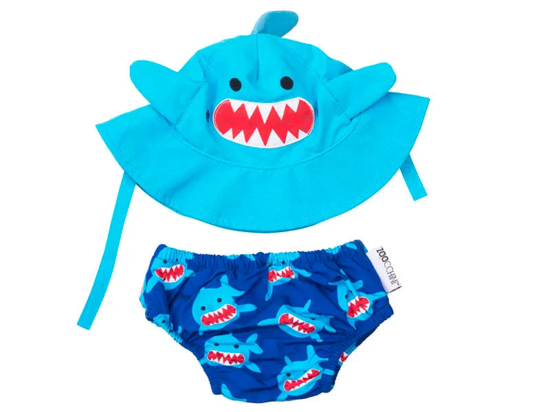 ZOOCCHINI - UPF50  Swim Diaper   Sun Hat Set
