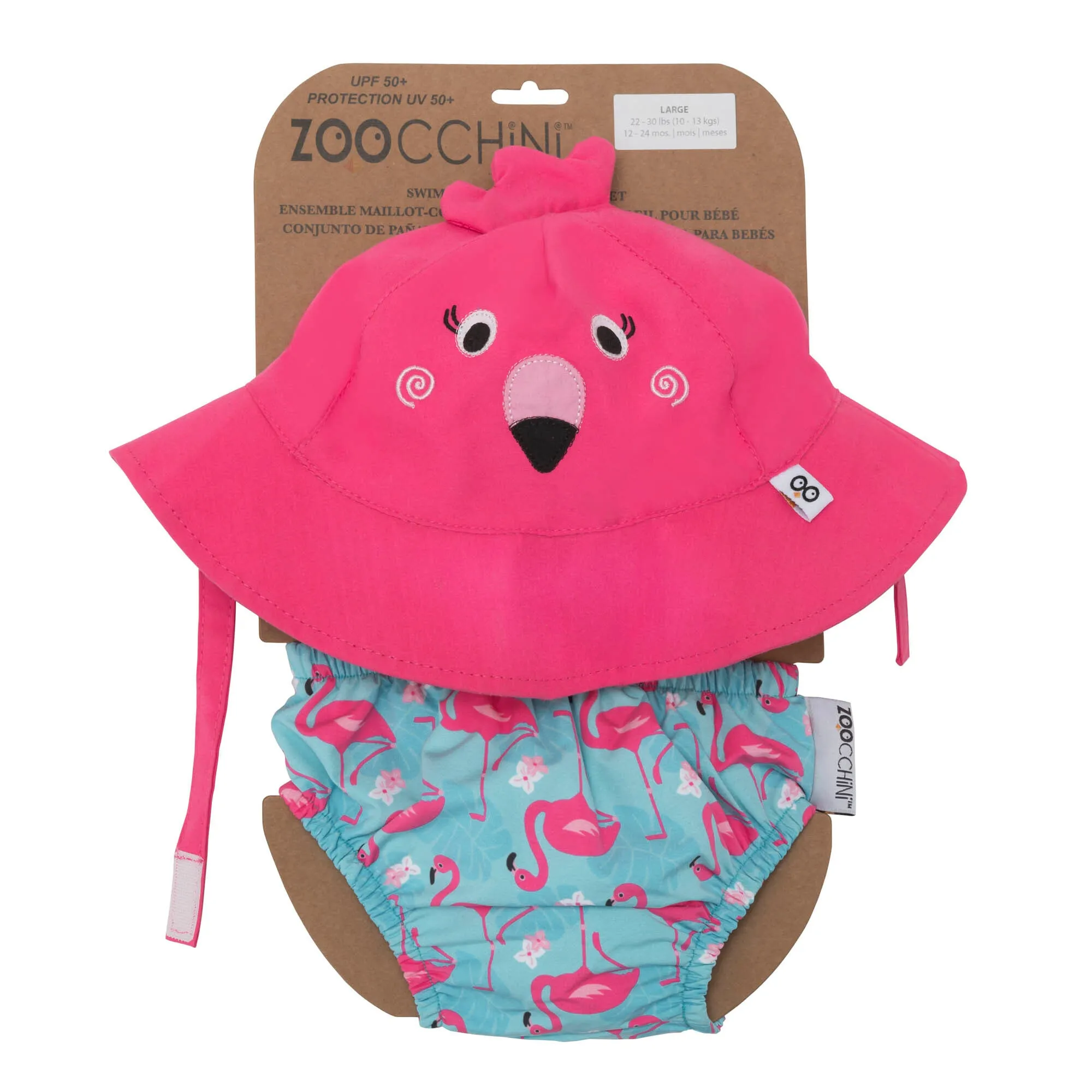 ZOOCCHINI - UPF50  Swim Diaper   Sun Hat Set